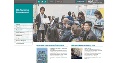 Desktop Screenshot of narrative-environments.com